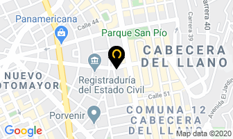 Mapa de Unicredito en Bucaramanga