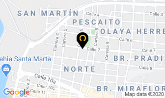 Mapa de Unidad Cristiana Cuadrangular en Santa Marta