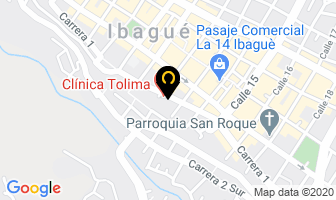 Mapa de Unidad De Endoscopia Clínica Ltda. en Ibagué