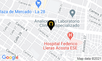 Mapa de Unidad Zanar Ltda. en Ibagué