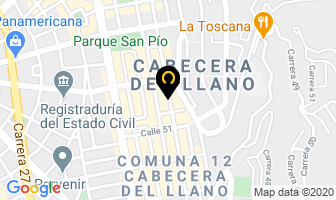Mapa de Unidhos Ips en Bucaramanga