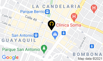 Mapa de Uniformes Abc en Medellín