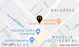 Mapa de Uniformes Horeb en Bogotá D.C