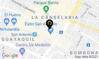 Mapa de Uniformes Laborales en Medellín