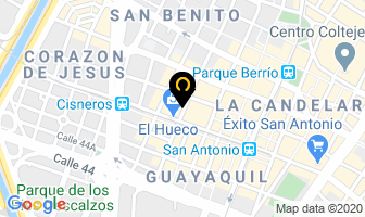 Mapa de Uniformes Olag en Medellín