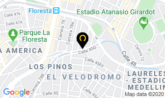 Mapa de Uniformes & Suministros en Medellín