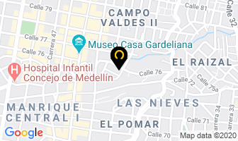 Mapa de Unigrés S.a. en Medellín