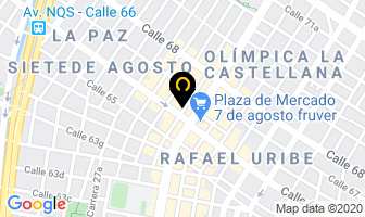 Mapa de Unihules Ltda. en Bogotá D.C