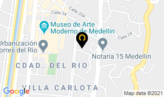 Mapa de Unión eléctrica s.a en Medellín