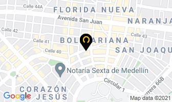 Mapa de Unión Inmobiliaria en Medellín
