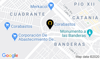 Mapa de Unión Temporal Residuos Verdes en Bogotá D.C