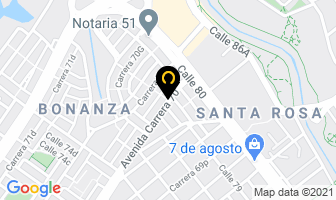 Mapa de Unión Temporal San Fernando en Bogotá D.C