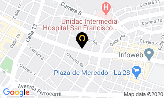 Mapa de Uniones y tornillos en Ibagué