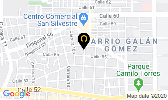 Mapa de Unioriente en Barrancabermeja