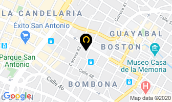 Mapa de Uniredes en Medellín