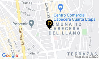 Mapa de Unisalud I.p.s. en Bucaramanga