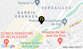 Mapa de United English en Cali
