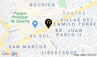 Mapa de Unitejas en Soacha