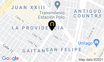 Mapa de Unitemco en Bogotá D.C