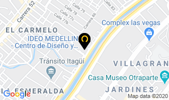 Mapa de Univentas en Itaguí