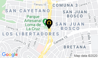 Mapa de Universal Body Bulding Gym en Cali