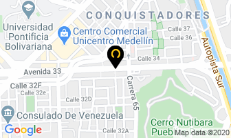 Mapa de Universal De Aires en Medellín