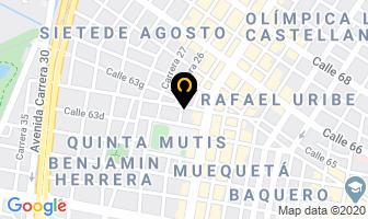 Mapa de Universal De Repuestos Wg Sas en Bogotá D.C