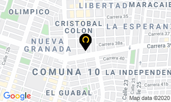 Mapa de Universal Del Cabello en Cali