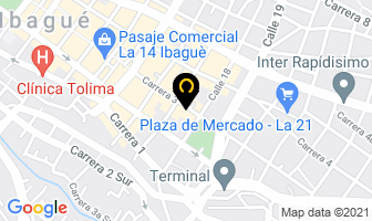 Mapa de Universal Jeans en Ibagué