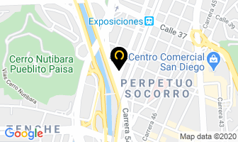 Mapa de Universalturbos en Medellín