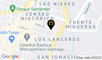 Mapa de Universidad Antonio Nariño en Tunja