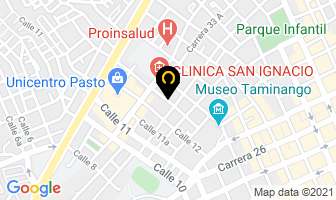 Mapa de Universidad De Pamplona en Pasto