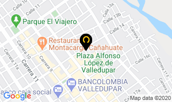 Mapa de Universidad De Santander -udes en Valledupar