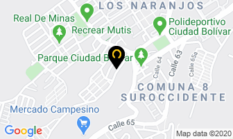 Mapa de Universo Internet en Bucaramanga