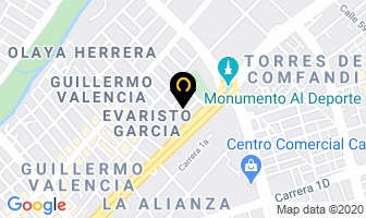 Mapa de Univis Unidad De Salud Visual en Cali