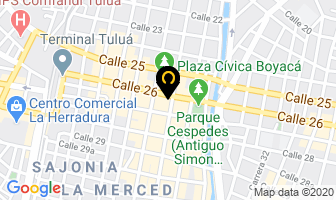Mapa de Uno A Servicios Inmobiliarios en Tulua
