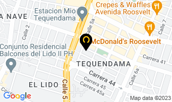 Mapa de Unzueta Hoffmann Ramón Eduardo en Cali