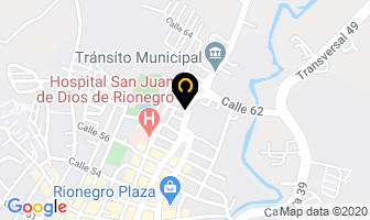 Mapa de Up Motos en Rionegro