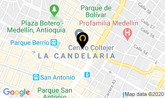 Mapa de Urbano Constructora De Proyectos Ltda. en Medellín