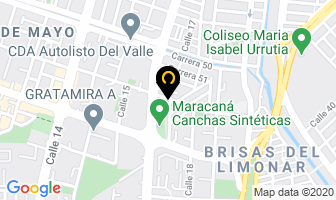 Mapa de Urbano Ordóñez Diógenes en Cali