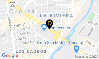 Mapa de Uribe Castillo Nydia en Cúcuta