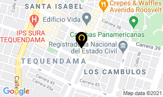 Mapa de Uroandes Ltda. en Cali