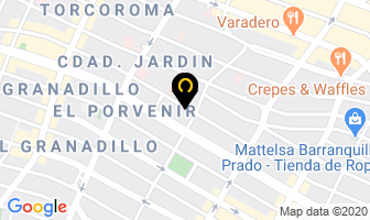 Mapa de Uroprado en Barranquilla
