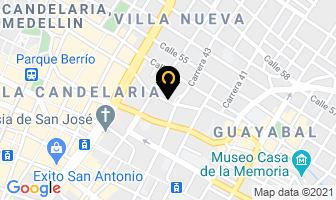 Mapa de Usa English en Medellín