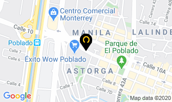 Mapa de Usados Centry Autos en Medellín