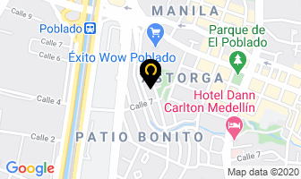 Mapa de Usados Vertice en Medellín