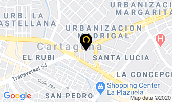 Mapa de Usati Ltda. en Cartagena