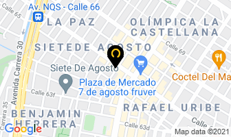 Mapa de .uto-brasil en Bogotá D.C