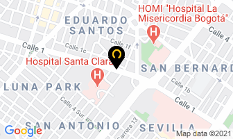 Mapa de Uto Eléctrico La 1a en Bogotá D.C