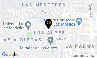 Mapa de Utopía Urbano Ltda. en Medellín